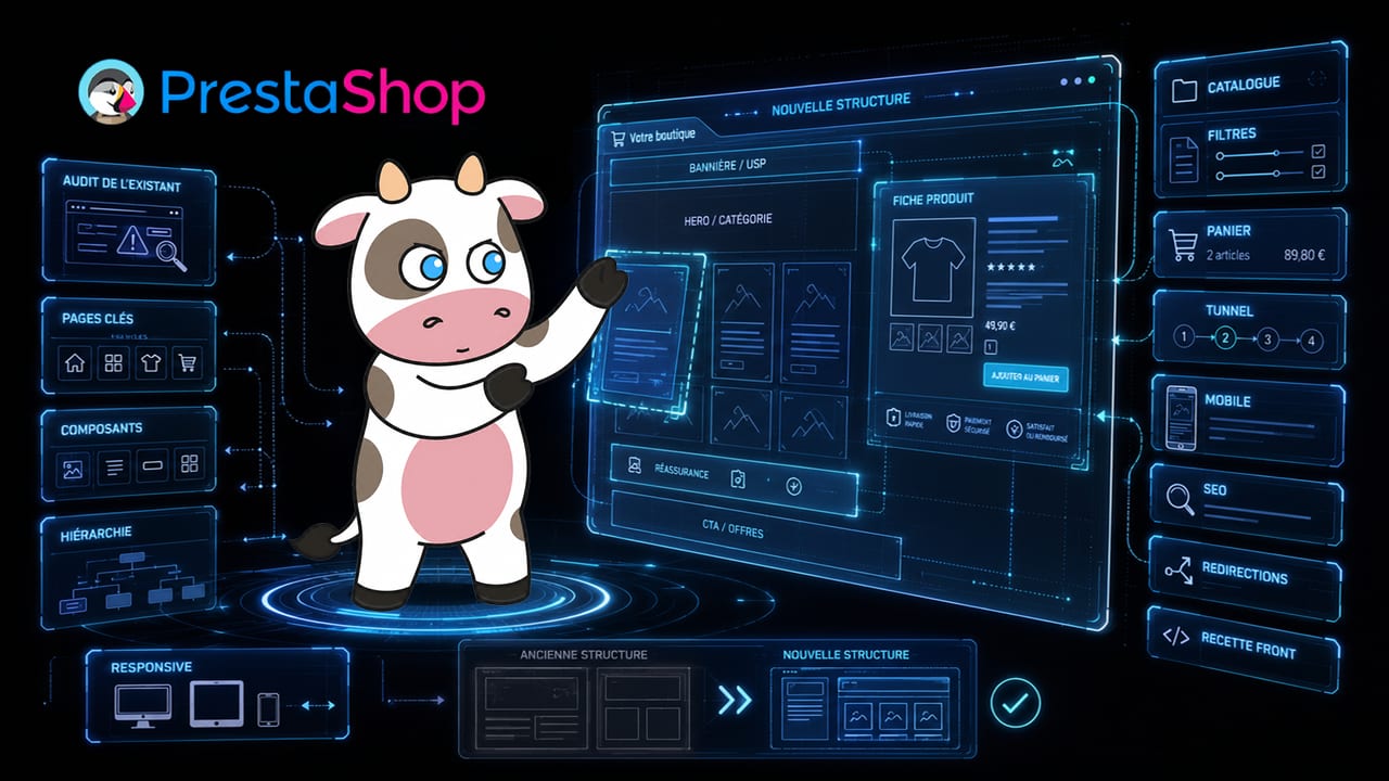 Refonte prestashop Holycow